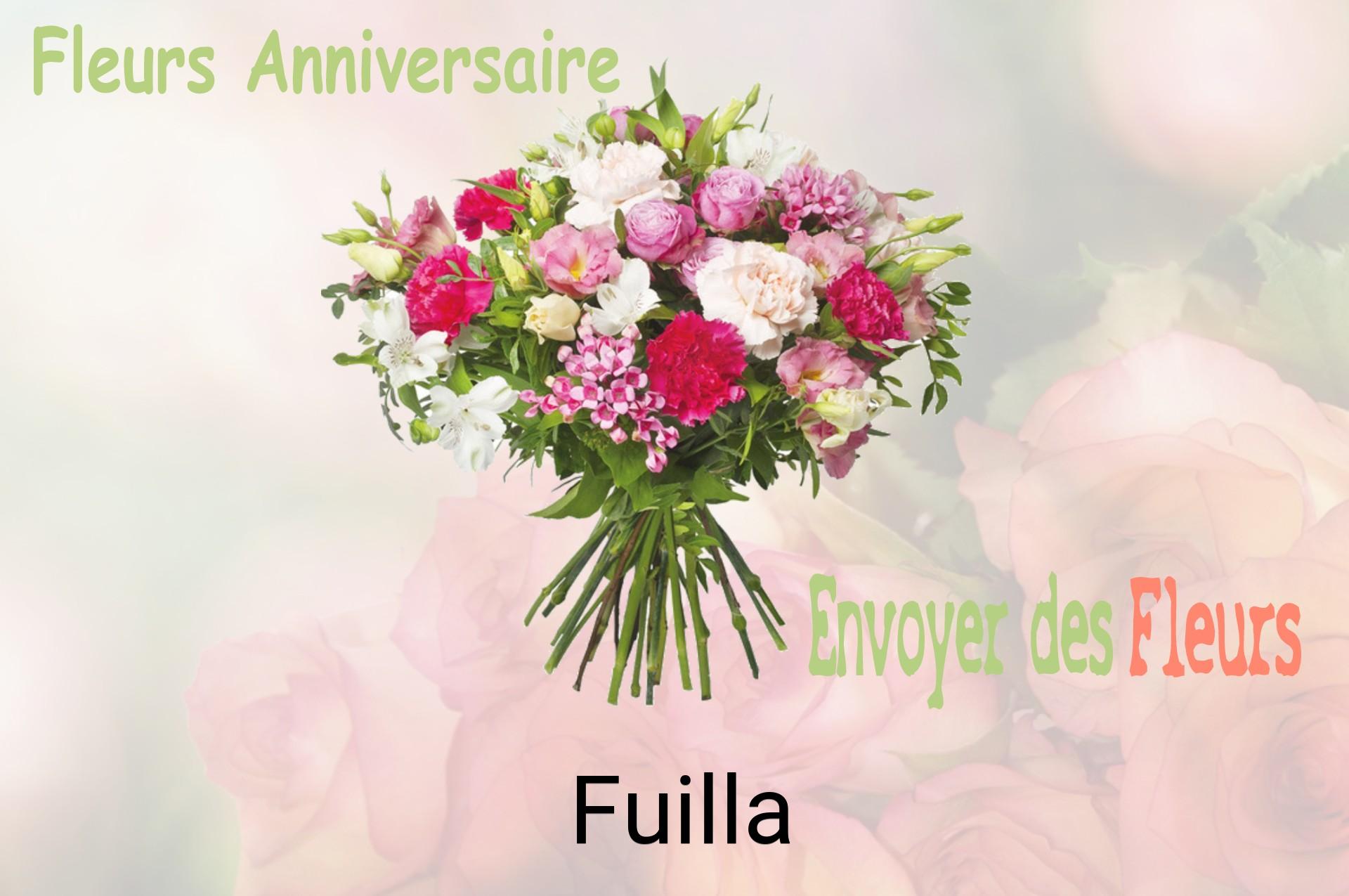 Bouquet de fleurs d’anniversaire livré à Fuilla