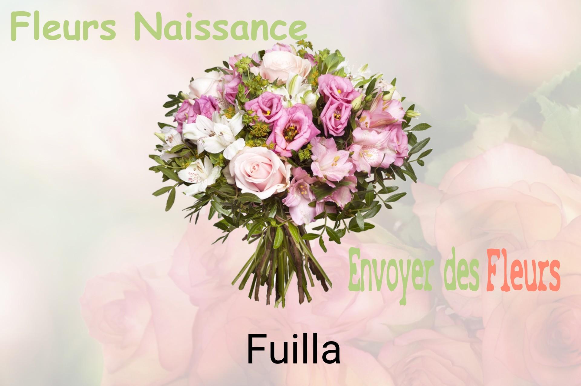 Bouquet de fleurs de naissance livré à Fuilla